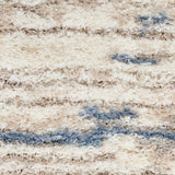 Nourison Luxurious Shag LXR10 Modern & Contemporary Machine Made Power-loomed Indoor only Area Rug Light Blue Grey 9' x 12' 99446005427