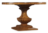 Tynecastle Round Pedestal Dining Table with One 18'' Leaf