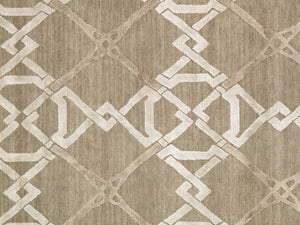 Pasargad Modern Collection Hand-Loomed Silk & Wool Area Rug PG-02-1 8X10-PASARGAD