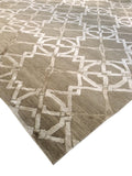 Pasargad Modern Collection Hand-Loomed Silk & Wool Area Rug PG-02-1 8X10-PASARGAD