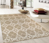 Pasargad Modern Collection Hand-Loomed Silk & Wool Area Rug PG-02-1 8X10-PASARGAD