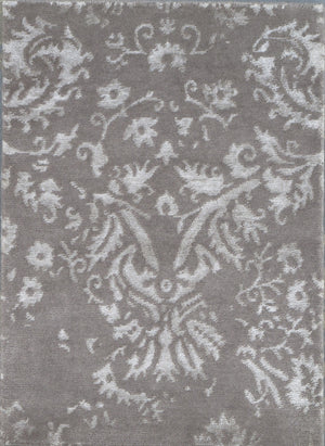 Pasargad Modern Collection Hand-Loomed Silk & Wool Area Rug PG-643-1 2X3-PASARGAD