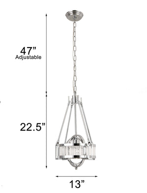 Pasargad Bistro Collection Metal & Glass Pendant Lights PGS-09-PASARGAD