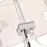 Pasargad Azure Collection Metal & Glass Chandelier Lights PGS-10-PASARGAD
