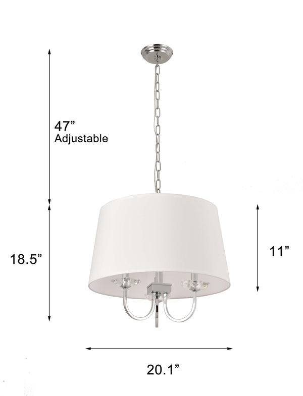 Pasargad Azure Collection Metal & Glass Chandelier Lights PGS-10-PASARGAD