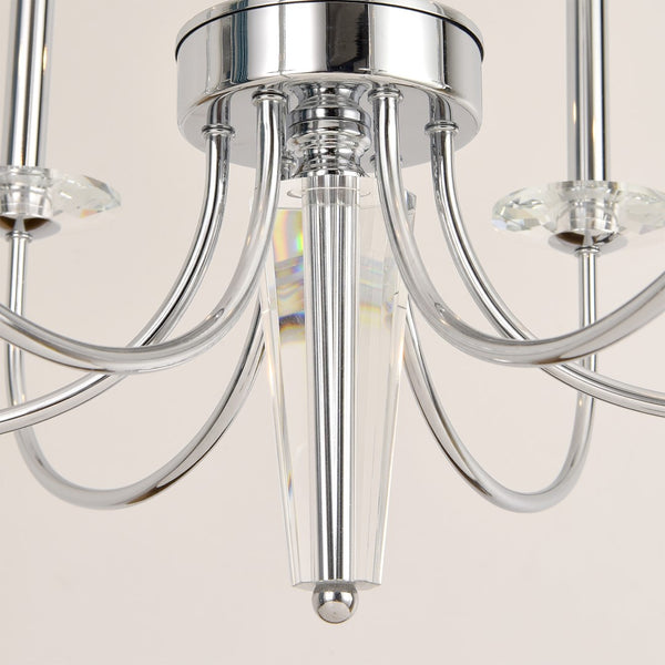 Pasargad Hestia Collection Metal & Cystal Chandelier Lights PGS-12-PASARGAD