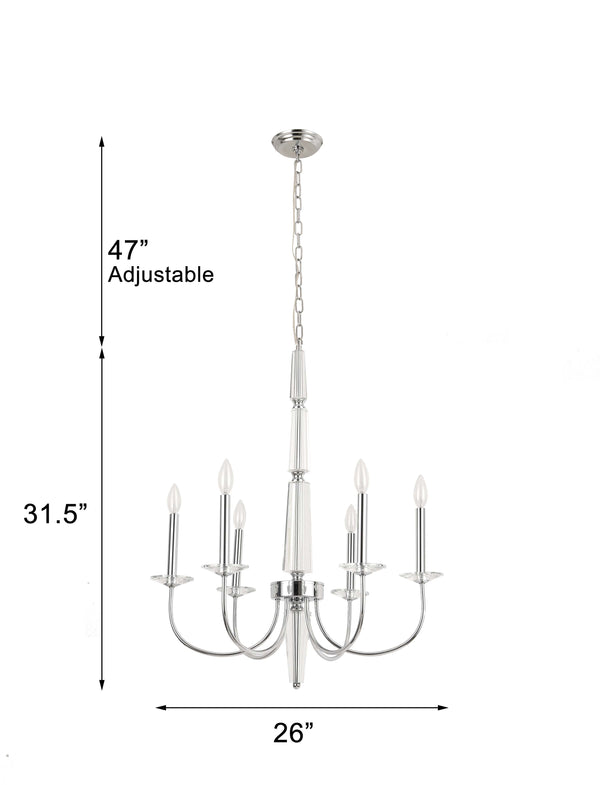 Pasargad Hestia Collection Metal & Cystal Chandelier Lights PGS-12-PASARGAD