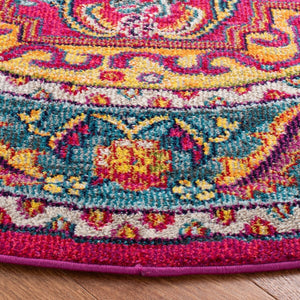 Safavieh Phoenix 153 Traditional Flat Weave Rug Fuchsia / Blue PHX153R-10