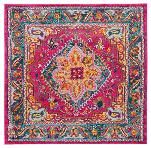 Safavieh Phoenix 153 Traditional Flat Weave Rug Fuchsia / Blue PHX153R-10
