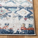 Phoenix 274 Contemporary Power Loomed 100% Polypropylene Rug Blue / Ivory