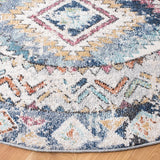 Phoenix 274 Contemporary Power Loomed 100% Polypropylene Rug Blue / Ivory