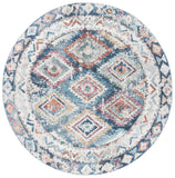 Phoenix 274 Contemporary Power Loomed 100% Polypropylene Rug Blue / Ivory