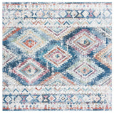 Phoenix 274 Contemporary Power Loomed 100% Polypropylene Rug Blue / Ivory