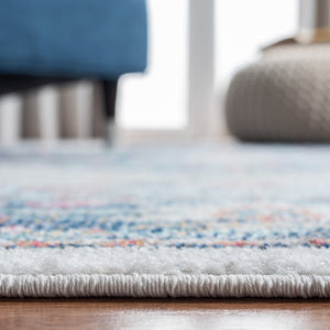 Phoenix 291 Transitional Power Loomed 100% Polypropylene Rug Ivory / Blue