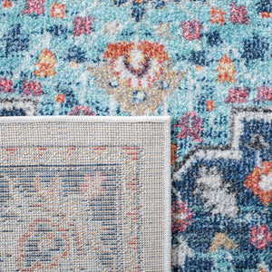 Phoenix 291 Transitional Power Loomed 100% Polypropylene Rug Ivory / Blue