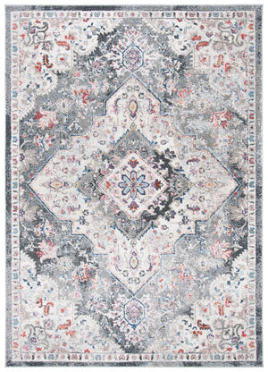 Phoenix 293 Transitional Power Loomed 100% Polypropylene Rug Ivory / Grey