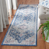 Phoenix 293 Transitional Power Loomed 100% Polypropylene Rug Ivory / Blue