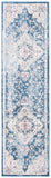 Phoenix 293 Transitional Power Loomed 100% Polypropylene Rug Ivory / Blue