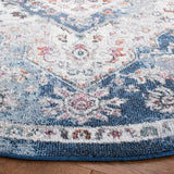 Phoenix 293 Transitional Power Loomed 100% Polypropylene Rug Ivory / Blue