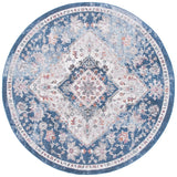 Phoenix 293 Transitional Power Loomed 100% Polypropylene Rug Ivory / Blue