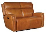 Hooker Furniture Ruthe Zero Gravity Power Recline Loveseat with Power Headrest SS704-PHZ2-019