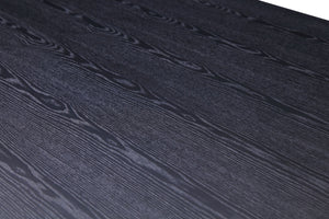 VIG Furniture Modrest Pike - Modern Black Ash & Brass Dining Table VGVCT8961W-BLK-DT