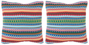 Safavieh Mirabelle  Pillow -Set Of 2 Blue 100% Polyester PIL150B-2222-SET2