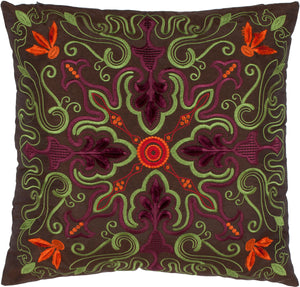 Ariel Pillows Set of 2 - Bohemian Chic Suzani Embroidery for Exotic Home Decor & Comfort