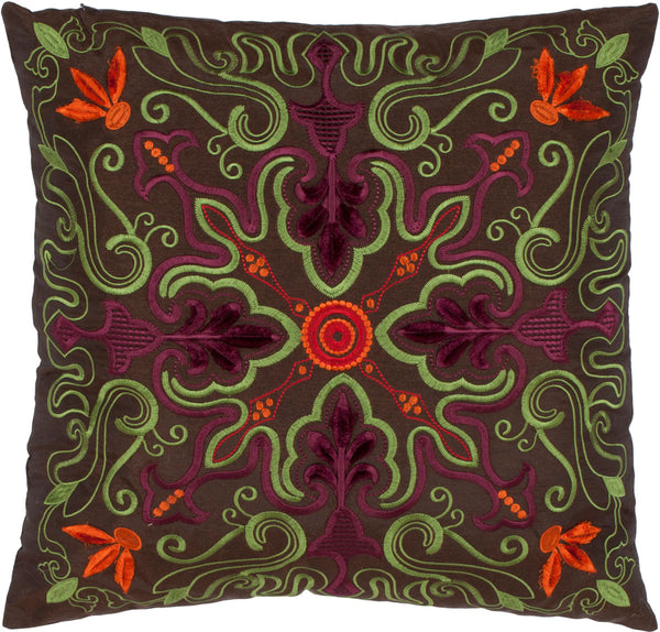 Ariel Pillows Set of 2 - Bohemian Chic Suzani Embroidery for Exotic Home Decor & Comfort