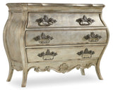Hooker Furniture Sanctuary Traditional-Formal Bachelors Chest in Poplar and Hardwood Solids with Silver Leaf and Cedar Veneer 5413-90017