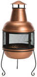 Safavieh Lima Chiminea Copper Black Hammered Iron PIT1000A 683726679578