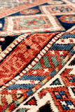 Pasargad Kazak Collection Hand-Knotted Wool Area Rug PJK-8A 4x8-PASARGAD