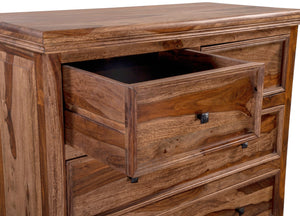 Porter Designs Taos Solid Sheesham Wood Natural Chest Brown 04-196-03-9048H