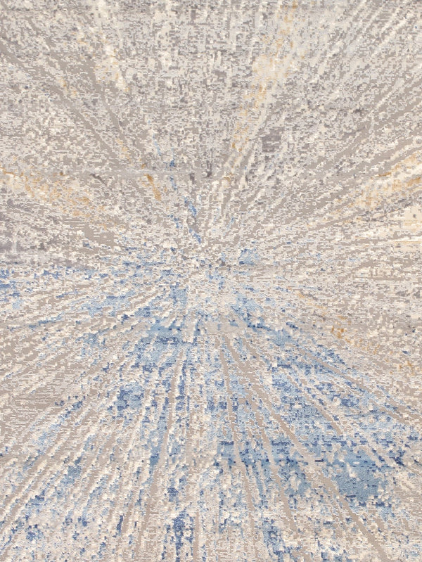 Pasargad Starburst Allover Starburst Polypropylene & Polyester Rug pl-694d 9x12-PASARGAD