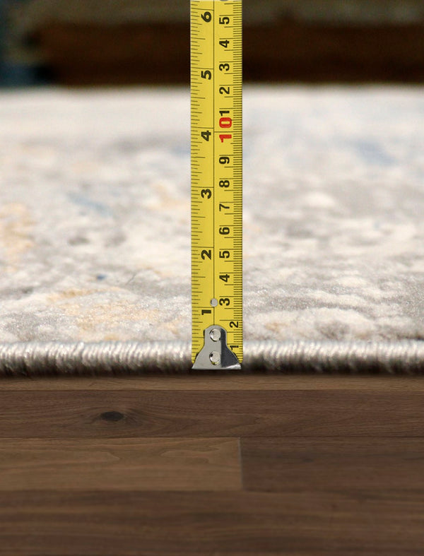 Pasargad Starburst Allover Starburst Polypropylene & Polyester Rug pl-694d 9x12-PASARGAD