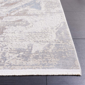 Safavieh Platinum 556 Power Loomed Modern Rug Grey / Ivory Beige 9' x 12'