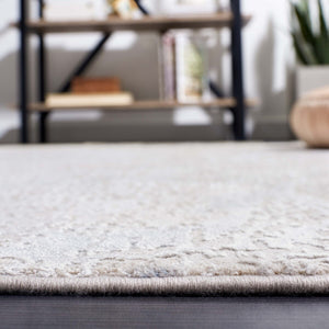 Safavieh Platinum 556 Power Loomed Modern Rug Grey / Ivory Beige 9' x 12'
