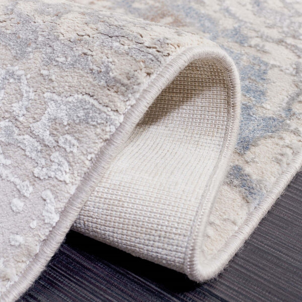 Safavieh Platinum 556 Power Loomed Modern Rug Grey / Ivory Beige 9' x 12'