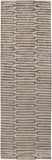 Platinum PLAT-9000 Modern Viscose Rug PLAT9000-268 Dark Brown, Khaki, Wheat 100% Viscose 2'6" x 8'