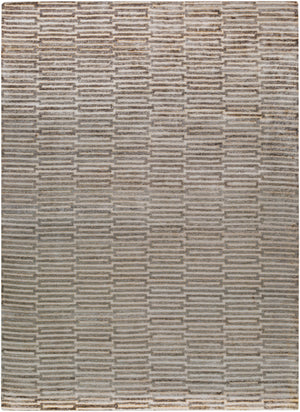 Platinum PLAT-9000 Modern Viscose Rug PLAT9000-811 Dark Brown, Khaki, Wheat 100% Viscose 8' x 11'