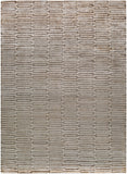 Platinum PLAT-9000 Modern Viscose Rug PLAT9000-811 Dark Brown, Khaki, Wheat 100% Viscose 8' x 11'