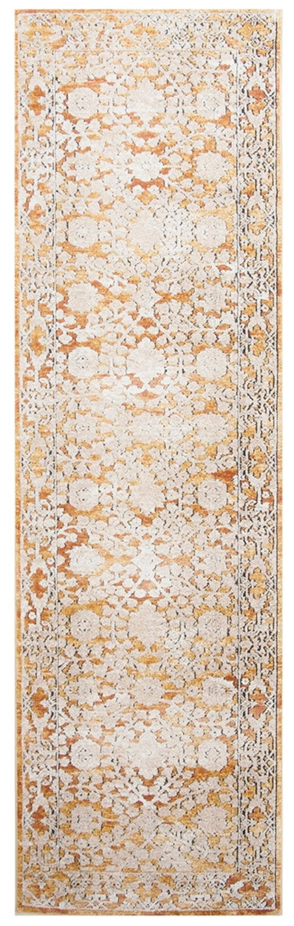 Palermo 850  Power Loomed 100% Viscose Rug Gold / Beige