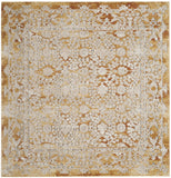 Palermo 850  Power Loomed 100% Viscose Rug Gold / Beige