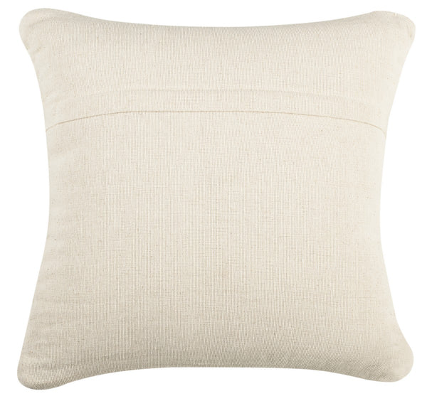 Woven Plaid Throw Pillow - Handloom Wool, Cozy Comfort with Hidden Zipper for Effortless Care