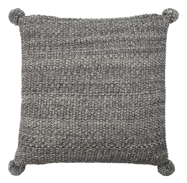 Pom Pom Knit Pillow