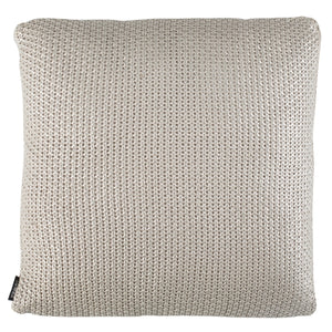 Tickled Grey Knit Pillow