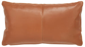 Safavieh Samori Pillow Light Brown/Sand Upper - 100% Leather,  Backing - 100% Canvas PLS2003A-1220