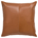 Safavieh Samori Pillow Light Brown/Sand Upper - 100% Leather,  Backing - 100% Canvas PLS2003A-2020