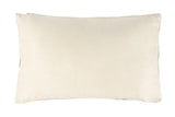 Safavieh Metallic Herringbone Cowhide Pillow Cream/Silver Cowhide PLS215A-2222