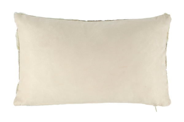 Safavieh Metallic Scale Cowhide Pillow White/Silver Cowhide PLS217A-1818
